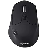 Logitech M720 Precision Pro Wireless &amp; Bluetooth Mouse, 1000 DPI Optical Mouse, Hyper-Fast Scrolling Dual-Connectivity for Multi-Devices 910-005592 (Renewed)