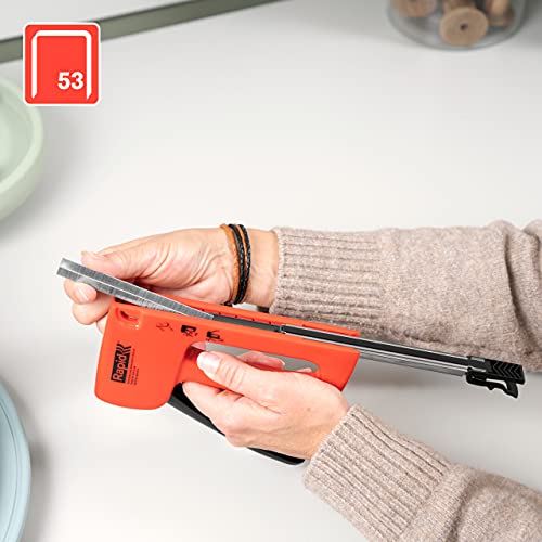 Rapid R53 Staple Gun with Staples, for Furniture Upholstery, Decorative