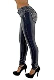 Plus/Junior Size Colombian Design Butt Lift Levanta Cola Skinny Jeans