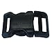 Paracord Planet Brand Contoured Side Release Black Buckle – Multiple Size and Quantity (3/4 Inch, 25 Pack)