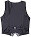 Ragstock Women's Grey Plaid Button Up Vest Top, Small