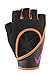 NIKE Women's Perf Wrap Training Gloves (Medium, Black/Bright Mandarin/Vivid Pink)