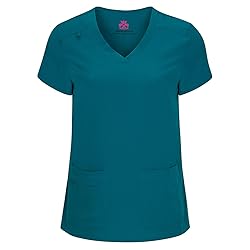 Natural Uniforms Women's Cool Stretch V-Neck Top