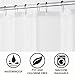 mDesign PEVA 3G Shower Curtain Liner (Pack of 2), PVC-Free, Eco Friendly, Mold & Mildew Resistant, Odorless - No Chemical Smell, Long 72