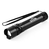 SIMBR Tactical LED Flashlight, Portable CREE Waterproof Torch with 4 Light Modes and Magnetic Base for Indoors and Outdoors (Camping, Hiking, Cycling and Emergency Use)