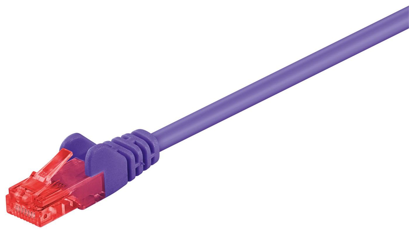 MicroConnect b-utp6005p 0.5 m Cat6 U/UTP Patch Cable (UTP) Network Cable – Purple (0.5 m, Cat6 U/UTP NETWORK CABLE (UTP), RJ-45/RJ-45, Purple)