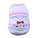 Sumen Cute Dog Clothing Sweater Small Puppy Shirt Soft Cat Coats (XXS, A)