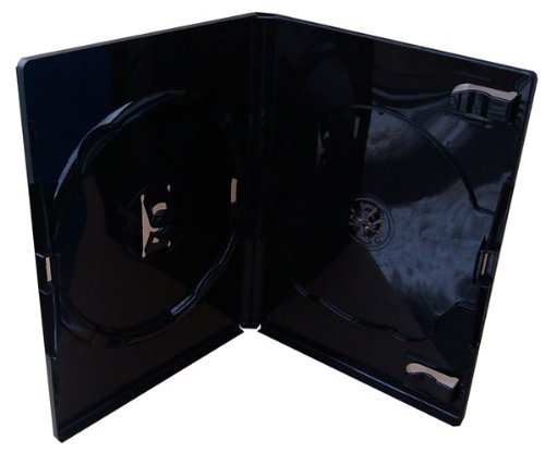 Amaray 2 Disc DVD case black 50 pack