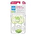 MAM Pacifiers, Baby Pacifier 6+ Months, Best Pacifier for Breastfed Babies, ‘Clear' Design Collection, Unisex, 2-Count