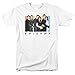 Trevco Friends Sitcom TV Series Cast Logo Officially Licensed Adult Men's T-Shirt White