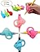 10 PCS Pencil Grips for Kids Handwriting for Preschool, Silicone Ergonomic Pen Pencil Training Grips Writing Aid Pencil Grip for Left Handed Kids and Right Handed Kids