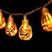 GIGALUMI Halloween Pumpkin String Lights 20 LEDs 8.2ft Battery Operated Jack-O-Lantern Lights for Halloween, Christmas, Party, Holiday