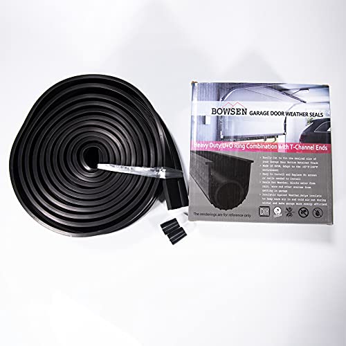 BOWSEN Garage Door Bottom Seals Weatherproof Weatherstrip Threshold