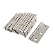 10 Pcs Silver Tone Metal Butt Hinge for Window Cupboard