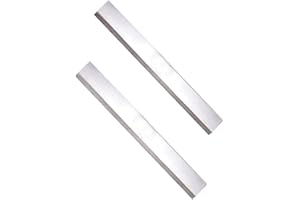 MANUFORE 2pcs 2.5in Carbide Paint Scraper Blades Double-edged Tungsten Steel Blades for Removing Paint, Glue, Grout