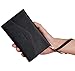 Travelambo Rfid Blocking Passport Holder Wallet & Travel Wallet Envelope Various Colors(black with neck/wrist strap)