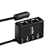 Rocketek 4 USB 3 Socket Car Cigarette Lighter Adapter Combine Dual 12V/24V DC Outlet Car Splitter and Dual USB QC3.0 Car Charger Adapter, The Car Socket and Car USB Support up to 90W / 4 Devices