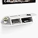 Tribesigns 2 Tier Modern Wall Mount Floating Shelf TV Console 45.2x10.6x7 inch for Cable Boxes/Routers/Remotes/DVD Players/Game Consoles (White)