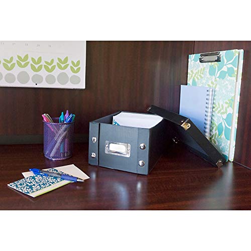 SnapNStore Index Card Holder Collapsible Organizer Box fits 1100