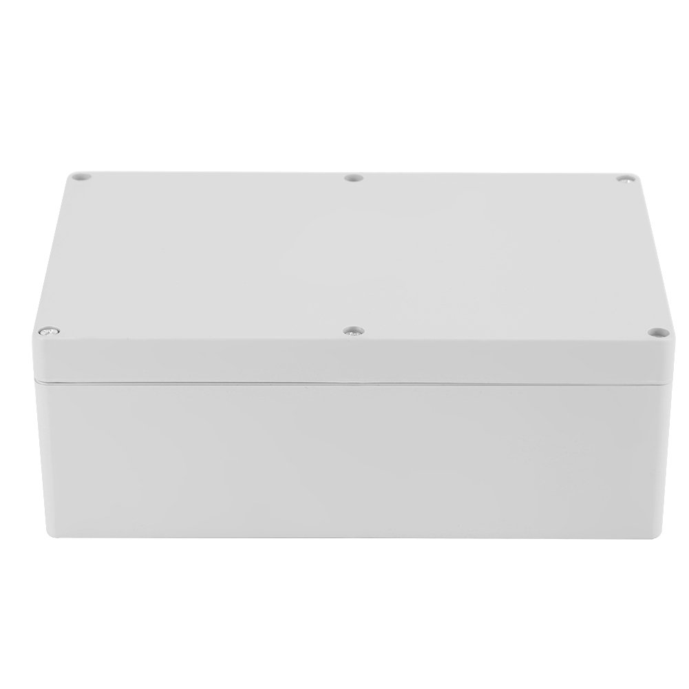 Junction Box, Dustproof Waterproof Junction Box - Universal Enclosure White Plastic Electrical Project Case DIY 230 * 150 * 85mm