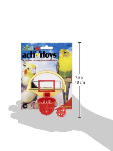 JW Pet Company Activitoys Birdie Basketball Bird Toy