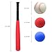 CELEMOON 21-inch Kids Soft Foam Baseball/Tball Set Toys, Different Colored Balls, Carry/Organize Bag Included, for Kids Over 3 Years Old (Baseball Bat)