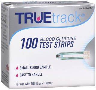 TrueTrack Blood Glucose Test Strips - 100 ct, Pack of 6