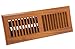 Accord AOFROML412 Floor Register with Red Oak Louvered, 4-Inch x 12-Inch (Duct Opening Measurement), Medium Finish