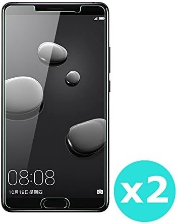 [2 Pack] Mate 10 Screen Protector, Touching 2.5D Crystal Clear Tempered Glass Screen Protector 9H Harness Anti-scratch No Bubble Phone Protective Film for HUAWEI Mate 10