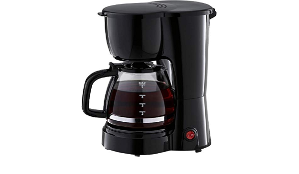 Amazon.com: Mainstays cafetera eléctrica de 5 tazas con cesta de filtro  extraíble : Hogar y Cocina