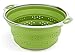 Best Large Collapsible Silicone Colander/Strainer with Stainless Steel Base by Chef Frog
