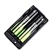 4X 5800mAh Li-ion 18650 3.7V Rechargeable Battery + 2X Smart Charger