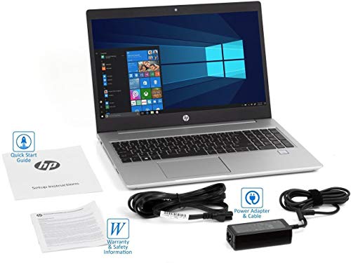 2020 HP Probook 450 G6 15.6″ HD Business Laptop (Intel Quad-Core i5-8265U, 8GB DDR4 RAM, 512GB SSD, UHD 620) USB Type-C, RJ45, HDMI, Windows 10 Pro Professional