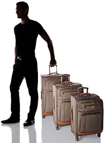 Tommy Bahama Mojito Four Piece Luggage Set, Brownstone, One Size