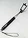 Selfie Stick with Built-in Wireless Remote Shutter Extendable Monopod with U Shape Universal Phone Mount for iphone and Android smart phones.