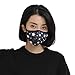 Muryobao Military Grade N99 Respirator Mask Anti Pollution Mask with Valve Replacement Filter Washable Cotton Anti Dust Mouth Mask for Men Women Black Stars