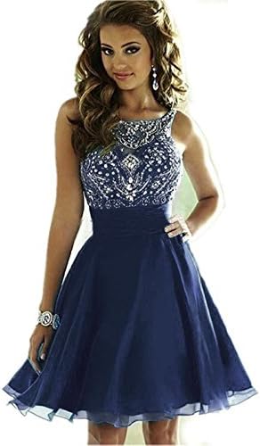 MEILISAY Meilishuo Women's Sparkly Beading Prom Dresses Short Homecoming Dresses 2018 for Juniors LF-146