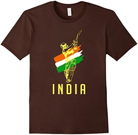 Men's Cricket Tshirt India 2XL Brown