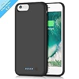 Battery Case for iPhone 6s Plus/ 6 Plus 8500mAh, Rechargeable Extended Charging Case for iPhone 6Plus Battery Pack Apple 6s Plus Portable Power Bank [5.5 inch]- Black