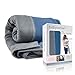 Baby Wrap Carrier by Baby Sense - Baby Sling, Nursing Cover, Baby Slings, Soft Lightweight Stretchy Comfortable Easy Breathable Wraps for Infants & Newborns | Baby Shower Gift (Blue)
