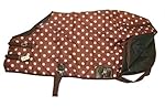 420D Medium Weight Horse Blanket Pink Polka Dots, 81"