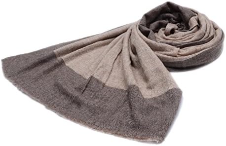 High Grade Cashmere Pashmina Reversible Scarf | Men & Women | 100% Authentic Hand-Combed Luxurious, Softest & Warmest Scarves | Beautifully Crafted & Stylish Finish Reversible Wrap! (CH-DR-SCF-006)