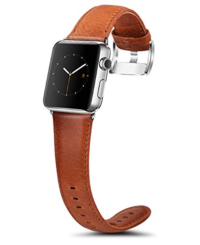 Apple watch band, dopobo genuine leather 38mm & 42m…
