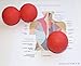 FlexFixx Peanut Massage Balls - Double Lacrosse Balls for Myofascial Release & Deep Tissue Massage - Massager