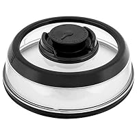 AHAYAKU Vacuum Food Sealer Mintiml Cover Kitchen Instant Vacuum Food Sealer Fresh Cover Black