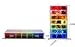 Pill Organizer Box Weekly Case, Medicine Organizer, Vitamin Organizer, Rainbow Reminder Daily Am PM, Day Night Compartments 7 Days (Large Size)