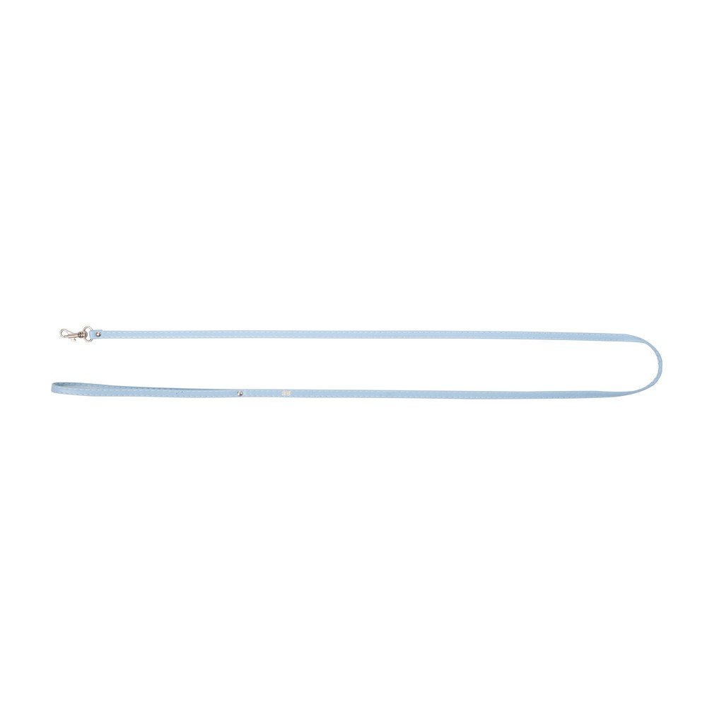 Dingo Basic Leash Made of Leather Imitation Useful for Dogs and Cats Blue 13087