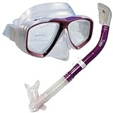 PROMATE Snorkeling Scuba Dive DRY Snorkel Mask Gear Set