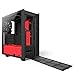 NZXT S340 Elite ATX Mid Tower Computer Case, Matte Black/Red (CA-S340W-B4)