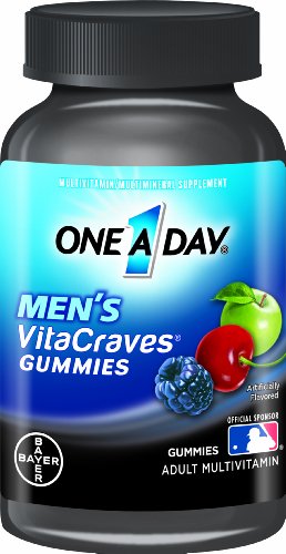 One A Day Men's Vitacraves Multivitamins, 50 Count One A Day Men's Vitacraves Multivitamins, 50 Count